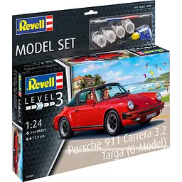 Збірна модель Revell Автомобіль Porsche 911 Carrera 3.2 Targa рівень 3, масштаб 1:24, 114 деталей (RVL-67689) - мініатюра 2