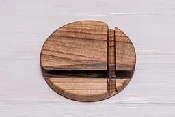 Підставка з дерева на стіл для гаджета ecoWalnut 125x125x15 мм