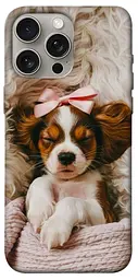 TPU чохол Demsky Sleepy spaniel для Apple iPhone 15 Pro Max (6.7")