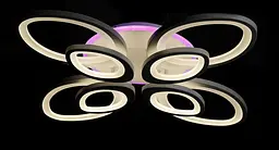 Люстра стельова LED Splendid Ray LK232/4+4+A, 240W, білий, сучасний стиль з пультом, димер - мініатюра 5