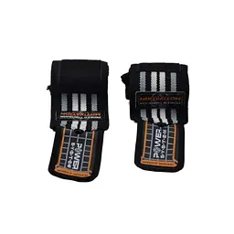 Кістові бинти Wrist Wraps Power System PS-3500 Grey-Black - мініатюра 2