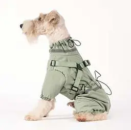 Теплий комбінезон для собак V.PET.B.R. Dog Apparel C837 Army Green, XS