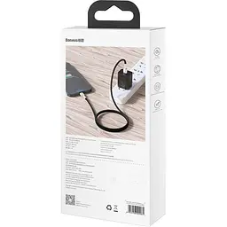 Кабель Baseus Cafule Metal USB-C to Lightning PD 20W 2m Black (CATLJK-B01) [71405] - мініатюра 5