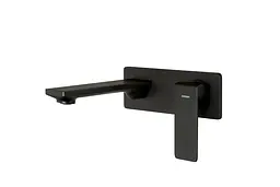 Змішувач для умивальника прихованого монтажу Corsan Trino black mat CMB7115BL Чорний матовий - мініатюра 3