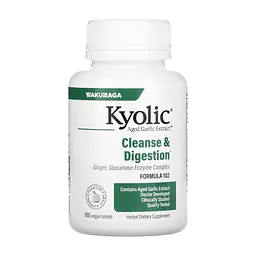 Травы Kyolic Экстракт выдержанного чеснока, очищение и улучшение п (WAK-10231)