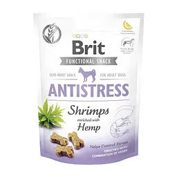 Функціональні ласощі для собак Brit Care Functional Snack Antistress Shrimps з креветками 150 г (111422/539987)