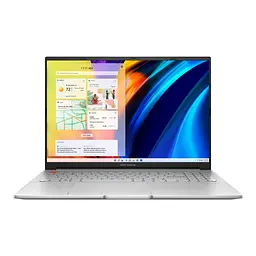 Ноутбук ASUS Vivobook Pro 16 K6602VV-KV084 16' WQXGA IPS, Intel i9-13900H, 16GB, F1TB, NVD4060-8, noOS, Сріблястий (90NB1142-M003E0)