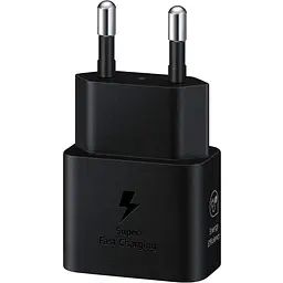 Зарядний пристрій Samsung 25Вт USB-С, кабель USB-C USB-C, 1м, чорний (EP-T2510XBEGEU) - мініатюра 3