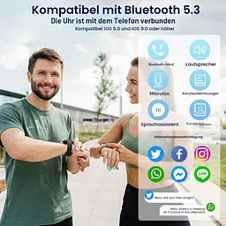 Смарт-годинник чоловічий 1.43" AMOLED з Bluetooth-дзвінками, пульсометром, SpO2, IP68 та 120+ спортивними режимами - мініатюра 5