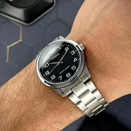 Чоловічий годинник Casio MTP-V001D-1B Сріблястий ( AT1141-0112 ) - мініатюра 6