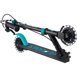 Самокат Globber Flow Element Junior Lights 50 кг чорно-бірюзовий (729-105) - мініатюра 5