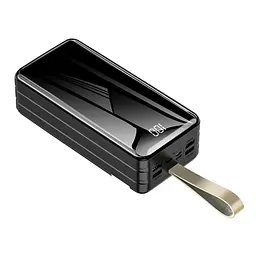 УМБ Power Bank Smart 60000mAh повербанк з екраном та ліхтариком Black (11233-hbr)
