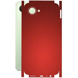 Защитная пленка StatusSKIN для Realme C30 Корпус Винил красная матовая