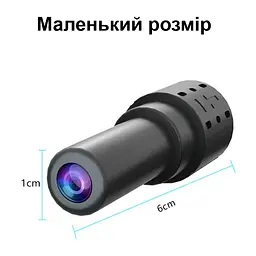 Міні камера wifi із записом та переглядом зі смартфона Nectronix X14, 2 Мп, без акумулятора (100841) - мініатюра 5