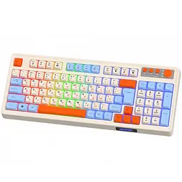 Клавиатура игровая беспроводная Maxxter KBGW3C01 2.4G Wireless White-Blue - мініатюра 6