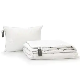 Набір MirSon шовковий №9525 Luxury Exclusive Silk Kapok літо ковдра 200х220 см + 2 подушки білий (2200010805543) - мініатюра 2