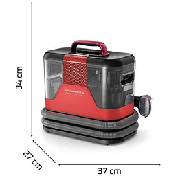 Пилосос Rowenta миючий Clean It Hot & Cold, 1150 Вт чорно-червоний (IN7020F0) - мініатюра 3