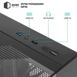 Корпус для ПК Qube AQUARIUM_GBNU3 - мініатюра 11