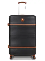 Валіза велика L ABS-пластик Worldline Airtex 629 76×52×30см 110л Чорний - мініатюра 2