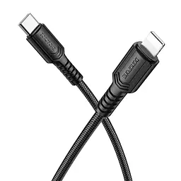 Кабель BOROFONE BX116 Certain PD charging data cable iP Чорний