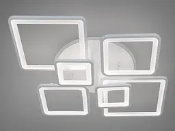 LED люстра на пульті з димером і різнобарвним підсвічуванням, 150W - мініатюра 4