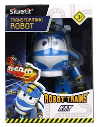 Трансформер паровозик Silverlit Robot Trains Кей, 11,8 см (80164) - мініатюра 5