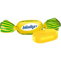 Карамель льодяникова Roshen Mintex+ Lemon зі смаком лимона та ментолу 1 кг - мініатюра 3