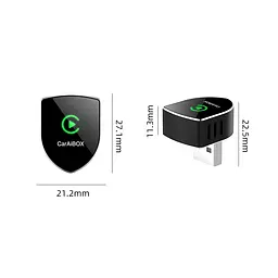 Бездротовий USB адаптер CarAIBOX EC01-DP 2в1 для Apple CarPlay та Android Auto - мініатюра 9