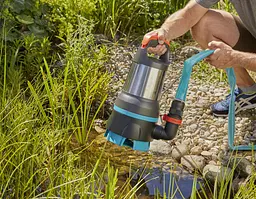 Насос дренажний чистої/брудної води Gardena 19500 Aquasensor LED 2-в-1 (09049-20) - мініатюра 3