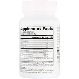 Омега-3 для веганів Source Naturals Omega-3s EPA-DHA 300 мг 30 капс - мініатюра 2