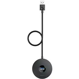 Перехідник Baseus Round Box Hub Adapter (Usb 3.0 х 1 / Usb 2.0 х 3 1м) чорний (CAHub-U01)