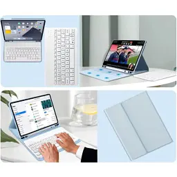Чохол до планшета BeCover with keyboard Apple iPad Mini 7 2024 Light Blue (712995) - мініатюра 7