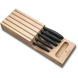 Набір кухонний Victorinox SwissClassic In-Drawer 5шт з чорн. ручкою з підставкою (5 ножів) - мініатюра 2