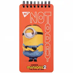Блокнот Yes Minions 8х16 см подвійна cпіраль 60 аркушів лінія (151769)
