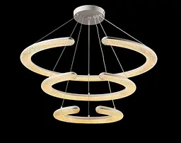Люстра світлодіодна Splendid Ray L110/800+600+400/3 LED, 100W, білий, метал, сучасний стиль - мініатюра 3