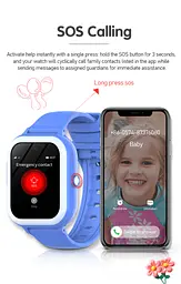 Смарт годинник-телефон дитячі Wonlex KT31 4G з камерою WI-FI GPS SIM-картою Blue (16997) - мініатюра 8