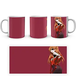 Кухоль GeekLand Evangelion Євангеліон Аска EVA 002.09 330 мл білий - мініатюра 4