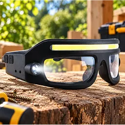 Захисні окуляри LED COB BL HP 2608 led з підсвіткою для ремонту