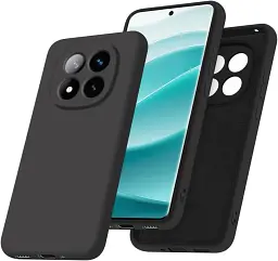 Силіконовий чохол BeCover для Xiaomi Redmi Note 14 Pro Plus 5G Black (712761) - мініатюра 2