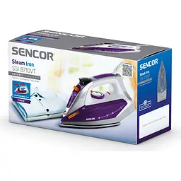Праска Sencor фіолетовий 2400 Вт (SSI8710VT) - мініатюра 13