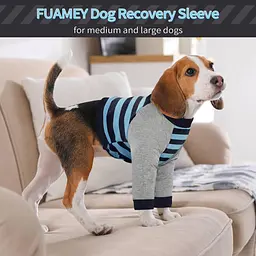 Костюм для відновлення собак Derby Stop Licking Dog Recovery Shirt, Blue, 3XL - мініатюра 2