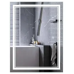 Дзеркало Mixxus Premium QUADRO MR20-80x60-REVERSE (LED Touch, Anti-fog) (MP6619)