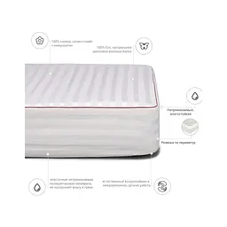 Наматрацник MirSon DeLuxe Silk 300 150x200 (2200000379399) - мініатюра 2