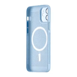 Чохол Perfomed with MagSafe Protected Camera iPhone 12 Light Blue - мініатюра 3