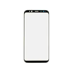 Скло корпусу з рамкою для Samsung Galaxy S8 G950 чорний - мініатюра 2