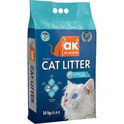 Наповнювач бентонітовий AKcat Compact Cat Litter Марсельське мило, 10 кг/11.8 л