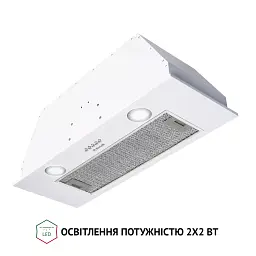 Витяжка повновбудована Perfelli BI 7652 WH 1000 LED - мініатюра 6