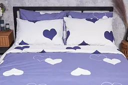 Комплект постільної білизни Moon&Star Бязь Gold Люкс Royal Blue Дитячий 110x140 см наволочки 2x50x50 см - мініатюра 3