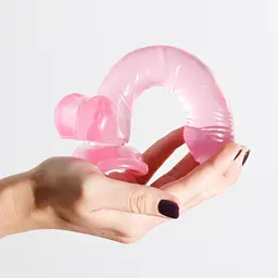 Фалоімітатор Crushious Hudini Jelly 17.5 см (рожевий) - мініатюра 17