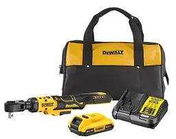 Гайкокрут кутовий - ключ-храповик акумуляторний DeWalt з АКБ та ЗП DCF512D1 - мініатюра 2